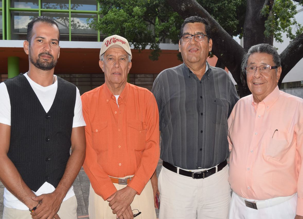 Jhon Cardozo, José Miller Trujillo, Eduardo Pastrana Moreno y Jairo Beltrán Tovar.